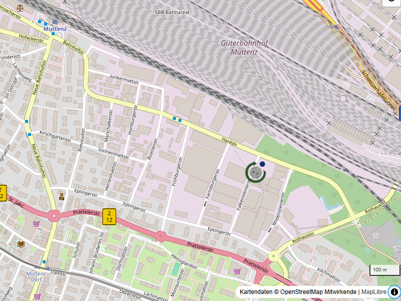 Map RegioBeton AG BW Muttenz